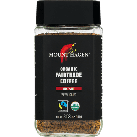 Mount Hagen Freeze Dried Instant Coffee, 3.53 oz (100 g)