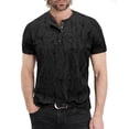 thumbnail image 1 of Hiiyo Men's Ripped Short Sleeve T Shirt, Sizes S-XXL, 1 of 4