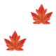 thumbnail image 4 of Yuarrent Vibrantes decoraciones de hojas de arce Hojas de otoño artificiales para eventos y celebraciones Type2 NO2, 4 of 6