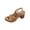 Brown, variant on Womens Sandals Dressy Oofos On Sale Women's Fashion Casual Spring And Summer Beach Versatile Solid Color Fish Mouth One-Line Buckle Thick Heel High Heel Sandals Brown