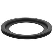 LULULION Silicone Wax Ring Black 1Set Circular Shape for RV Toilets