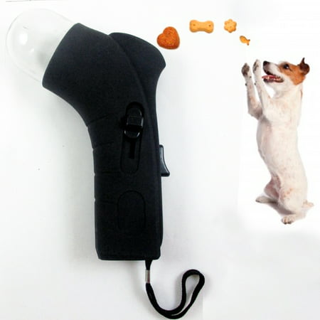 Dog Treat Shooter Launcher Fetch Food Dispender Pet Toy Cat Fun Snacks