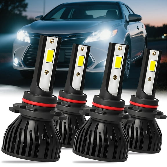 For Toyota Avalon (With Halogen) 2013-2019 - 4X LED Headlight Bulbs High Low Beam