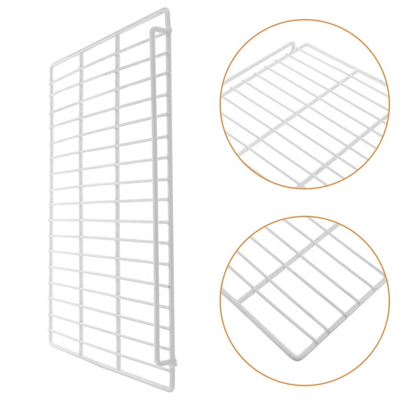 Masteelf  Replacement Shelf for Fridge Commercial Freezer Shelves White