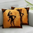 thumbnail image 3 of BANET Statue Art Throw Pillow Cover Set of 2 Cases Hopi Imagery Outdoor Decor Pillowcase Home Square Pillow Slip 24x24in, 3 of 7