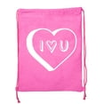 thumbnail image 2 of Valentine's Day Bags, Cotton Drawstring Cinch Backpacks, Valentines Day Gift Bags, 2 of 2