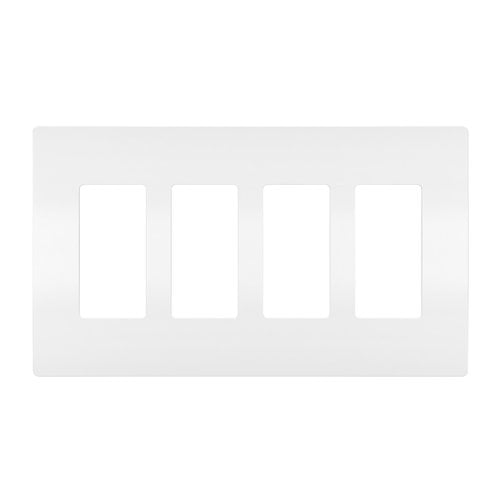 Legrand Radiant Screwless FourGang Wall Mounted Outlet Cover