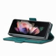 thumbnail image 3 of Dteck Case for Samsung Galaxy Z Fold 3 5G,Magnetic Leather Wallet Card Slots Case Shockproof Kickstand Hybrid PC Protective Cover,Green, 3 of 6