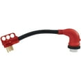thumbnail image 2 of Valterra A10-5050D90VP Mighty Cord 90° Detachable 12" Adapter Cord - 50AM to 50AF, Red (Carded), 2 of 4