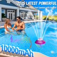 thumbnail image 4 of Altavoz Bluetooth para piscina KingSom 3 en 1 con fuente de luz, 4 of 8