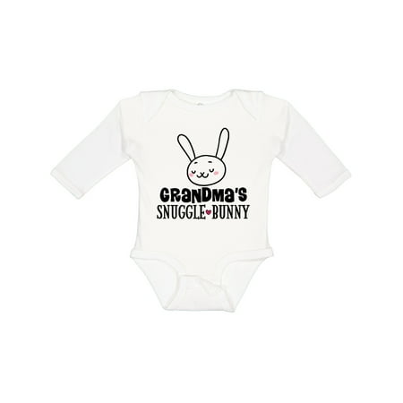 

Inktastic Grandma Snuggle Bunny Easter Outfit Gift Baby Boy or Baby Girl Long Sleeve Bodysuit