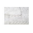 thumbnail image 3 of 100-Percent Cotton Cable Knit Luxury Turkish Throw Blanket, Cream, 3 of 3