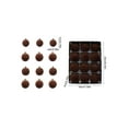 thumbnail image 2 of YFTDEF Christmas Decorations 12Pcs Flocked Balls, Brown Plush Ornaments, Vintage Style Home Decor, Easy to Hang Christmas Tree Accessories for Holiday Season, 2.36in, 2 of 6