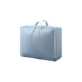 thumbnail image 2 of Bolsa de almacenamiento resistente con asas reforzadas - Bolsa sobredimensionada para mudanzas y embalaje para ropa, colchas y viajes - Diseño de doble cremallera y plegable engrosada, 2 of 8