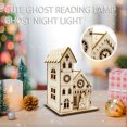 thumbnail image 5 of Wooden Church Model Decorative Building Kit with Cutout Windows and Detailed Facade for Home Display or Craft Projects, 5 of 6