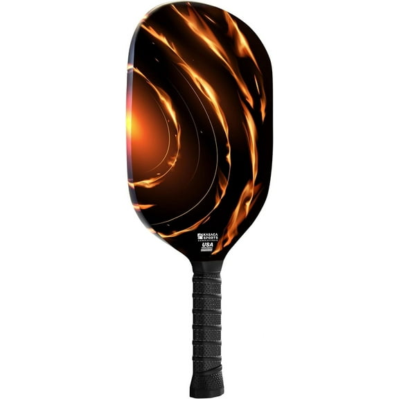 Kasaca Cosmic Ray Edgeless Graphite T700 Multilayer Carbon Fiber Pickleball Paddles, Longer Handle Comfort Grip, Large Sweet Spots, USAPA Approved, for Intermediate & Advanced Players