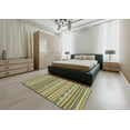 thumbnail image 4 of Ahgly Company Indoor Square Abstract Oak Brown Abstract Area Rugs, 7' Square, 4 of 6