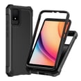 thumbnail image 2 of Phone Case for TCL K11,  Full Body  TPU Cover Case + Ring/ Tempered Glass (Black), 2 of 7