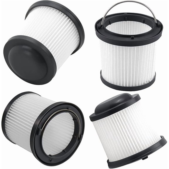 4 Pack PVF110 Replacement Filter for Black and Decker Handheld Pivot Vacuums PHV1810, PHV1210, PHV1410, BDH2000PL, BDH2020FLFH, BDH1620FLFH, Part # 90552433, Washable Hand Vac Filters