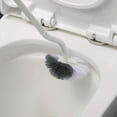 thumbnail image 4 of Long Handle Toilet Bowl Cleaning Brush with Plastic Bristles, Compact Bathroom Scrubber for Efficient Sanitary Maintenance, 1-Pack, 4 of 6