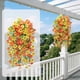 thumbnail image 1 of Guirnalda de flores artificiales | Plantas colgantes decorativas de plástico violeta simulado | Flores sintéticas multicolores para decoración de salón, techo y balcón | Envolvimiento floral, 1 of 9