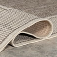 thumbnail image 5 of nuLOOM Gris Contemporary Indoor/Outdoor Area Rug, 6' x 9', Gris Light Grey, 5 of 8