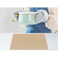 thumbnail image 5 of REGALWOVEN 6 Pack Place Mats, Placemats for Kitchen Dining Table Decor Heat Resistant Table Placemats Wipeable Table Mat Gold 18*12in, 5 of 7