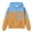Blue, variant on Children Ice Cream Print Hooded Sweatshirt Long Sleeve Fleece Pullover Round Neck Pocket Casual Top for Boys Girls Kids Hooded Sweatshirt