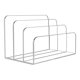 thumbnail image 1 of 3 Sections Clear Acrylic Bookend Book Stand for Documents Letter Book, 1 of 5