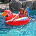 thumbnail image 4 of Tubo para fiestas con forma de loros tropicales GoFloats para piscina, 4 of 7