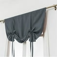 thumbnail image 6 of Home Textile Curtain Curtain For Bathroom Kitchen Adjustable Balloon Roman Curtains For Small Window Room Darkening Shades Drapes Panel Rod Pocket Purple,Brown Home Textile Curtain, 6 of 9