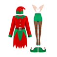 thumbnail image 4 of Disfraz navideño perfecl con sombrero y accesorios XXXL para 170 cm, 4 of 8