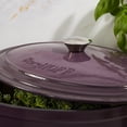 thumbnail image 4 of BergHOFF Neo 5pc Cast Iron Dutch Oven Set with 10" Fry Pan, 3qt. & 5qt., Purple, 4 of 8