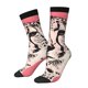 thumbnail image 1 of Balery Pink Cheetah Art Calcetas Largas con Estampado para Hombre y Mujer – Suaves y Transpirables, Talla Única (US 5-11), 1 of 6