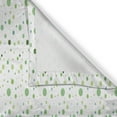 thumbnail image 6 of Ambesonne Vintage Valance & Curtain, Green Toned Polka Dots, 55"x45", Green Fern Green, 6 of 6