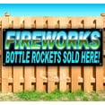 thumbnail image 1 of Fireworks Bottle Rockets Bl 13 oz Vinyl Banner With Metal Grommets, 1 of 4