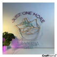thumbnail image 4 of Craftnamesign Just One More Samosa Please Neon Sign Wall Art, Indian Samosa Led Light Signage, 4 of 5