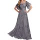 thumbnail image 3 of Encaje Vestidos De Madrina Mangas Largas - Vestidos De Noche Formales Boda, 3 of 5