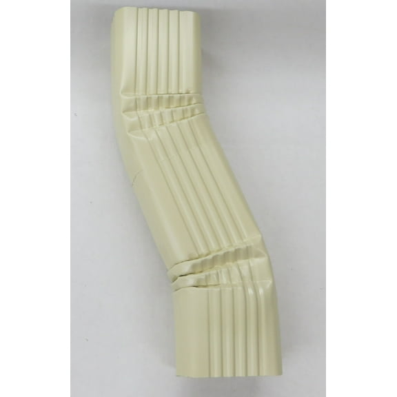 Aluminum Offset Downspout Elbow (3x4 B, CLASSIC CREAM)