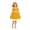 R70 Gold, variant on Curuila Children Girls Dress Sleeveless Solid Color Crew Neck For School Comfort Dresses Size 3-4 Years