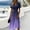 Light Blue, variant on Women Summer Casual Short Sleeve Dresses V Neck Dress A-Line Ruffle Sleeve Waist Dress(Light Gray,S)