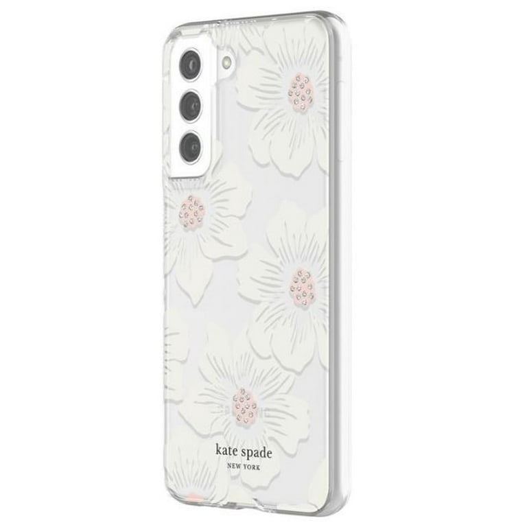 【kate spade】GALAXYS22+用ケース クリア フローラル Kate Spade Samsung Galaxy S22+ Protective Hardshell Case