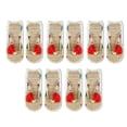 thumbnail image 5 of Segolike 5 Pairs Flip Flop Print Socks 3D Pattern Socks Adult Short Sock Accessories Funny Stocking Low Ankle Socks for Halloween Gift D, 5 of 8