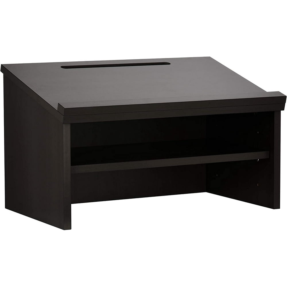 AdirOffice Black Table Top Portable Lectern Podium