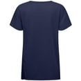 thumbnail image 3 of Women's Levelwear  Navy Colorado Avalanche Influx Monument T-Shirt, 3 of 3