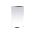 thumbnail image 6 of Elegant Decor Pier 42x60 inch LED mirror with adjustable color temperature 3000K/4200K/6400K in black, 6 of 13