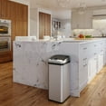 thumbnail image 6 of iTouchless IT13RX 13 Gallon Touchless Kitchen Garbage Trash Can, Stainless Steel, 6 of 7
