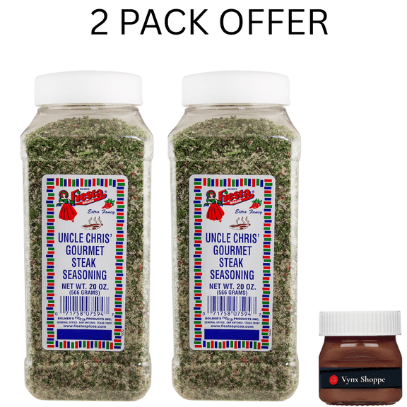 Fiesta Uncle Chris' Gourmet Steak Seasoning - 20 oz