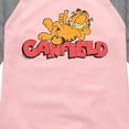 thumbnail image 3 of Garfield - Garf Laying - Toddler & Youth Girls Raglan Graphic T-Shirt, 3 of 5