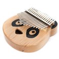 thumbnail image 2 of Note Carved Finger Piano, Panda Shaped Design Kalimba Thumb Piano Music Instrument Maple Material  For Acoustic, 2 of 8